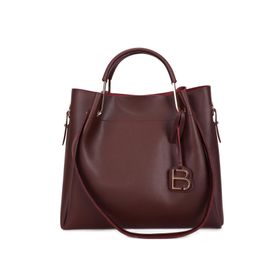 Lucky Bees Bordo Kadın İç Cüzdanlı El ve Omuz Çantası
