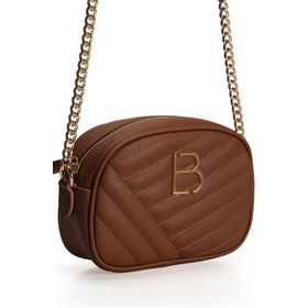 Lucky Bees Bronz Desenli Kadın El ve Omuz Çantası