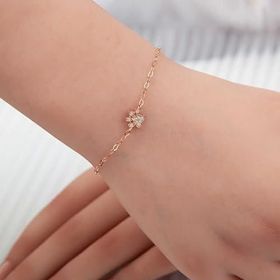Lucky Gümüş Rose Kedi Patisi Kadın Bileklik