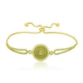 Lucky Life 925 Ayar Gümüş Gold Kıtmir Kadın Bileklik