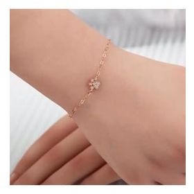 Lucky Life 925 Ayar Gümüş Rose Kedi Patisi Kadın Bileklik