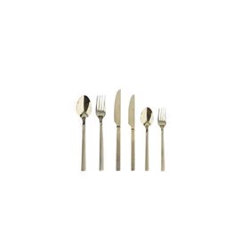 Luckyart LYTY 001 Royal Crown Gold Glory 36 Parça Çatal Kaşık Bıçak Takımı