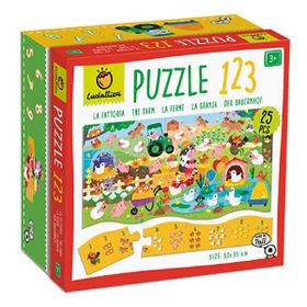 Ludattica 123 Çiftlik Puzzle
