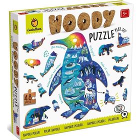 Ludattica Polar Animals Woody Puzzle