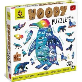 Ludattica Polar Animals Woody Puzzle