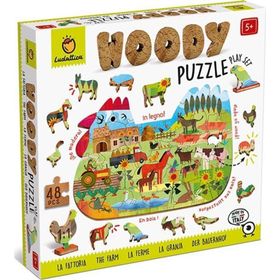 Ludattica The Farm Woody Puzzle