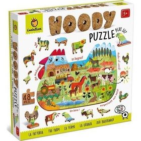 Ludattica The Farm Woody Puzzle