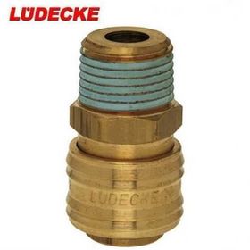 Lüdecke ES-12-A 1/2 inç Erkek Stoper Gövde