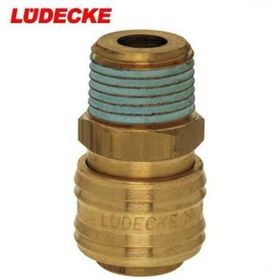 Lüdecke ES-12-A 1/2 inç Erkek Stoper Gövde