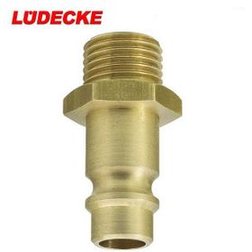 Lüdecke ES-38-NA 3/8 inç Erkek Stoper Uç