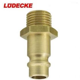 Lüdecke ES-38-NA 3/8 inç Erkek Stoper Uç