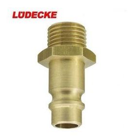 Lüdecke ES-38-NA 3/8 inç Erkek Stoper Uç