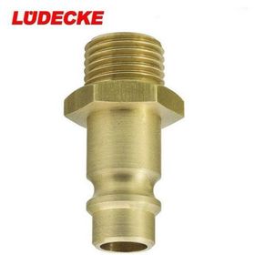 Lüdecke ES-38-NA 3/8 inç Erkek Stoper Uç