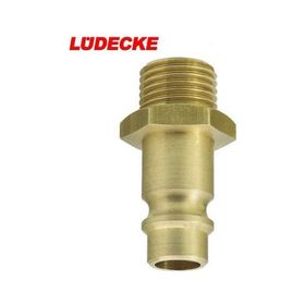 Lüdecke ES-38-NA 3/8 inç Erkek Stoper Uç