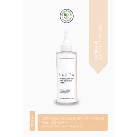 Ludita %10 AHA %2 BHA %1 Vitamin C Yenileyici ve Gözenek Sıkılaştırıcı 200 ml Peeling Tonik
