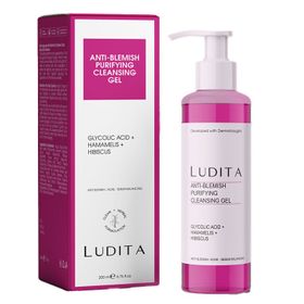 Ludita Lekeli Ciltler İçin Hibiscus Özlü Arındıcı 200 ml Yüz Yıkama Jeli