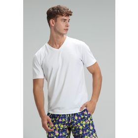 Lufian 111020145 Beyaz Tuna Modern Grafik Erkek T- shirt