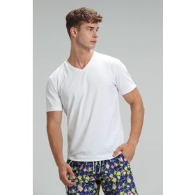 Lufian 111020145 Beyaz Tuna Modern Grafik Erkek T- shirt