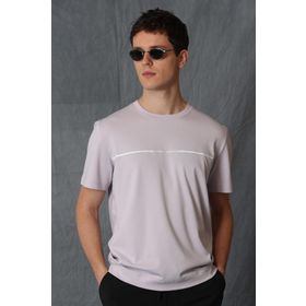 Lufian 111020156 Lila Carny Basic Erkek T-Shirt