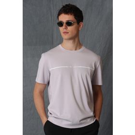 Lufian 111020156 Lila Carny Basic Erkek T-Shirt