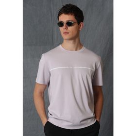 Lufian 111020156 Lila Carny Basic Erkek T-Shirt
