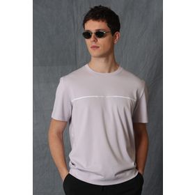 Lufian 111020156 Lila Carny Basic Erkek T-Shirt