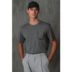 Lufian 111020169 Yeşil Sirius Modern Grafik Erkek T-Shirt