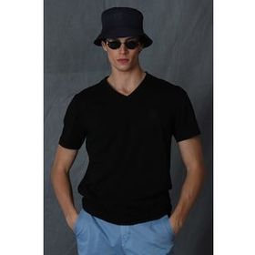 Lufian 111020177 Siyah Erkek Tuna Modern Grafik T- Shirt