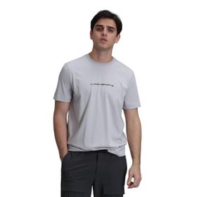 Lufian 111020190 Taş Bisiklet Yaka Regular Fit Kısa Kollu Erkek T-shirt