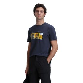 Lufian 111020192 June Antrasit Modern Grafik Erkek T-Shirt