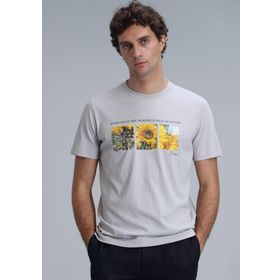 Lufian 111020192 June Taş Modern Grafik Erkek T-Shirt