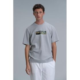 Lufian 111020193 Bianca Nane Yeşili Modern Grafik Erkek T-shirt