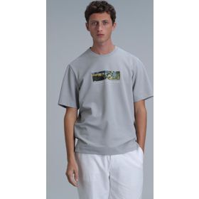 Lufian 111020193 Bianca Nane Yeşili Modern Grafik Erkek T-shirt