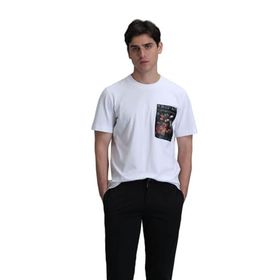Lufian 111020202 Beyaz Erkek T-shirt