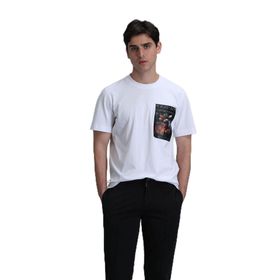 Lufian 111020202 Beyaz Erkek T-shirt