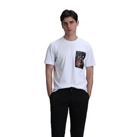 Lufian 111020202 Beyaz Erkek T-shirt