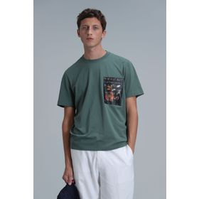 Lufian 111020202 Exotıc Ö. Başı Modern Grafik Erkek T-shirt