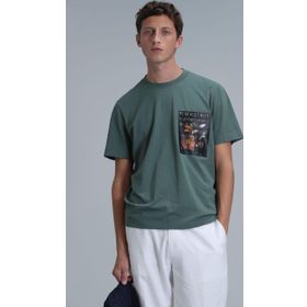 Lufian 111020202 Exotıc Ö. Başı Modern Grafik Erkek T-shirt