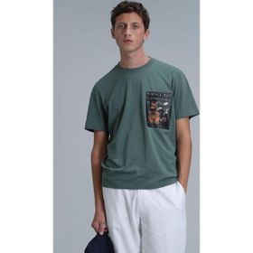 Lufian 111020202 Exotıc Ö. Başı Modern Grafik Erkek T-shirt