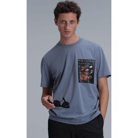 Lufian 111020202 Koyu Gri Erkek T-shirt