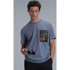 Lufian 111020202 Koyu Gri Erkek T-shirt