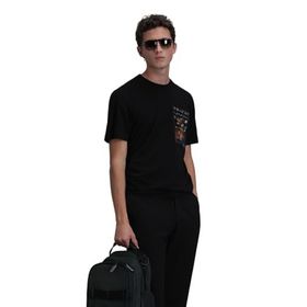 Lufian 111020202 Siyah Erkek T-shirt