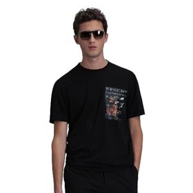 Lufian 111020202 Siyah Erkek T-shirt