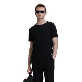 Lufian 111020203 Junya Siyah Erkek T-shirt