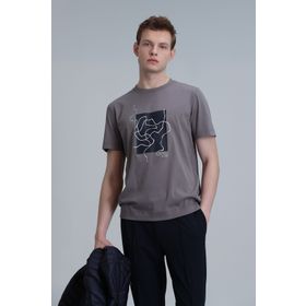 Lufian 111020205 Nally Saks Erkek T-shirt
