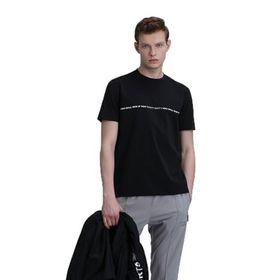 Lufian 111020211 Carlos Siyah Modern Grafik Erkek T-shirt
