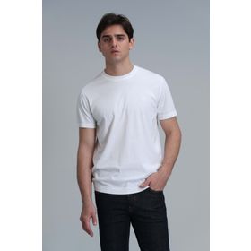 Lufian 111020216 Sarder Beyaz Erkek T-Shirt