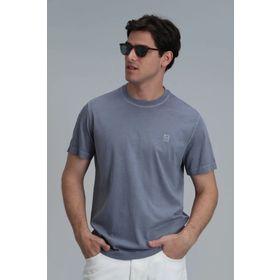 Lufian 111020216 Sarder Koyu Gri Erkek T-Shirt