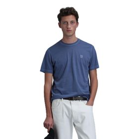 Lufian 111020216 Sarder Mavi Erkek T-shirt