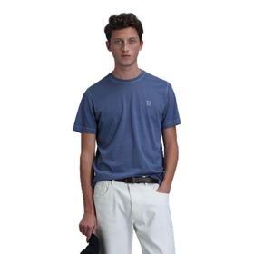 Lufian 111020216 Sarder Mavi Erkek T-shirt